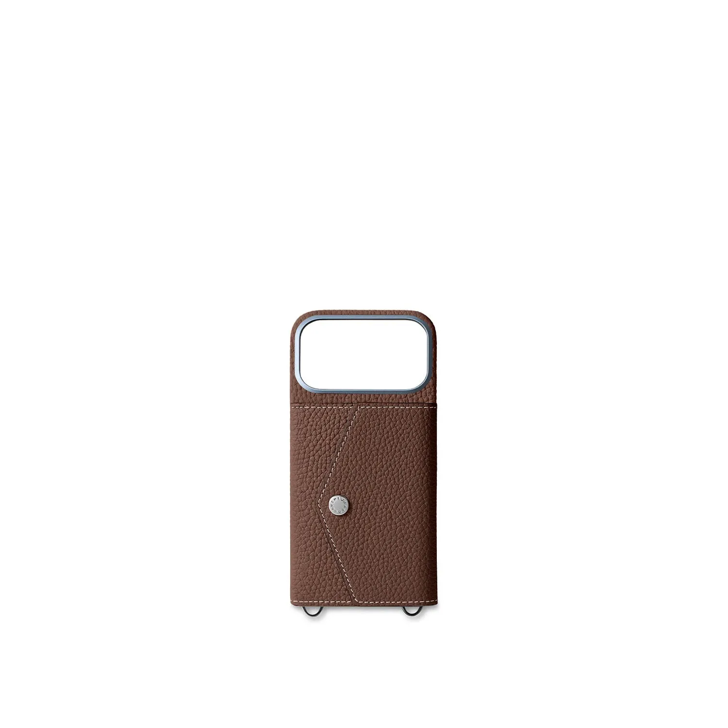 Bonaventura iPhone 18 Pro bakdeksel etoupe trykknapp