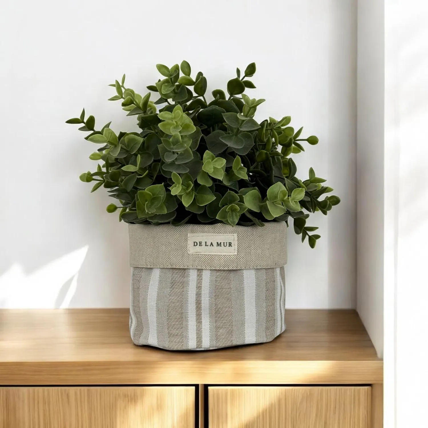 De La Mur Malik oppbevaringskurv liten stripet 11,5 cm