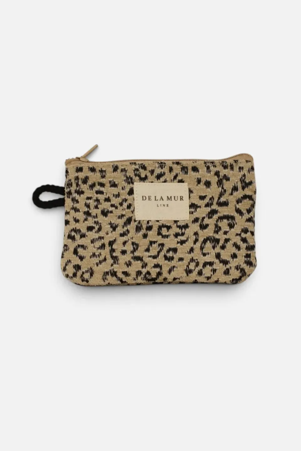 De La Mur Koto pung 12x8 cm leopard jacquard