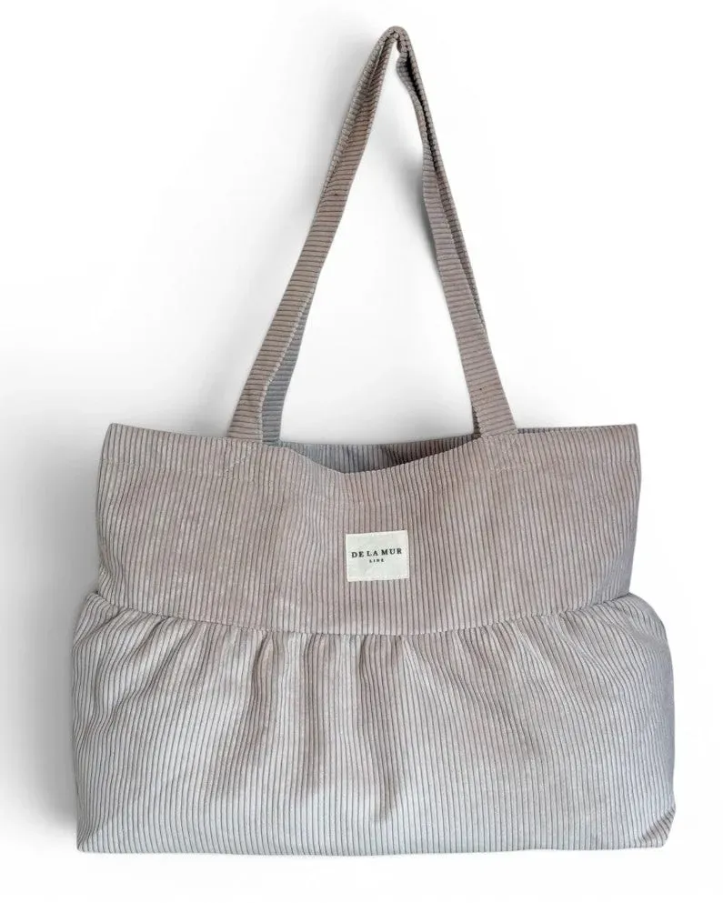 De La Mur Tofe veske 44x39 beige