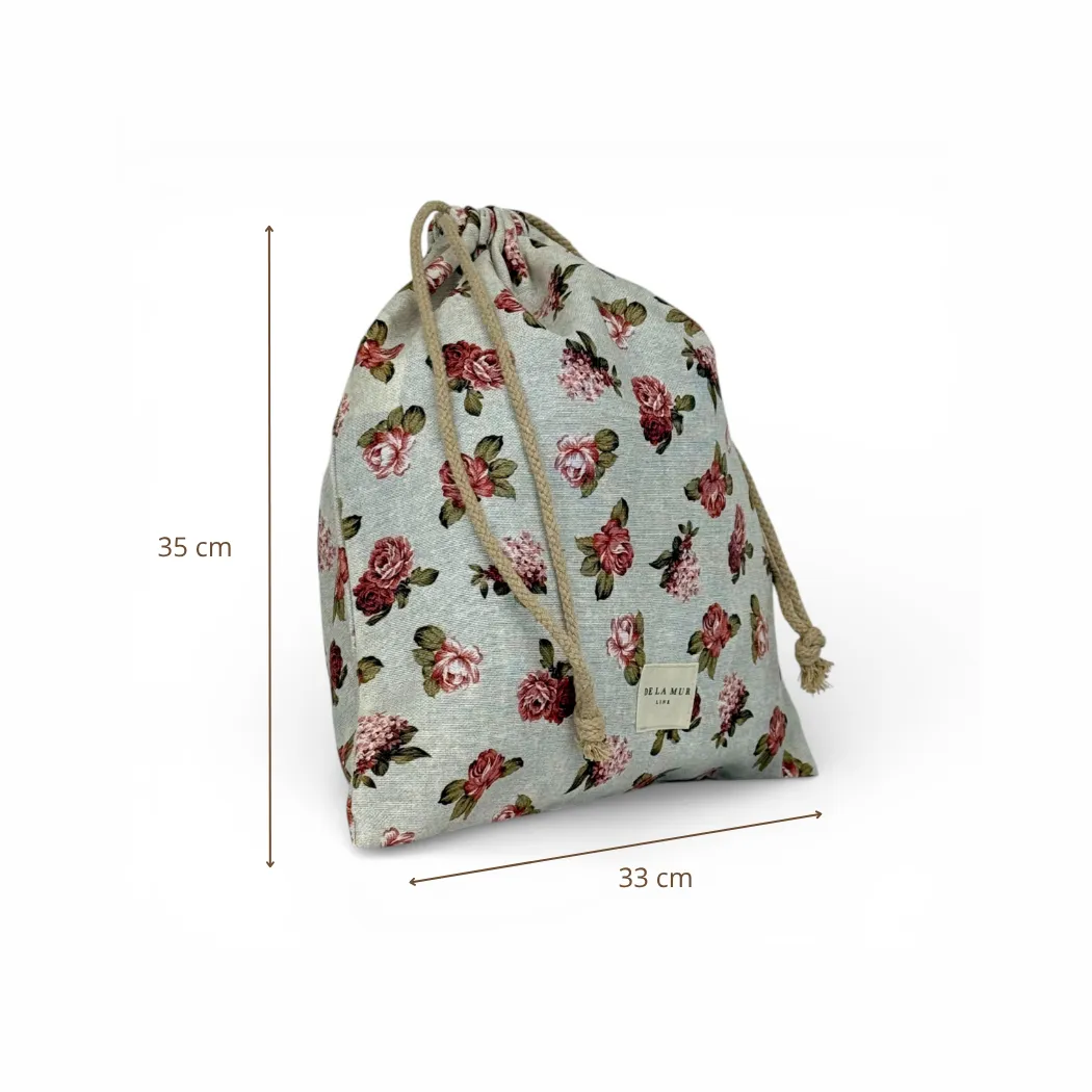 De La Mur Anto matpose 35x33 rosa blomst