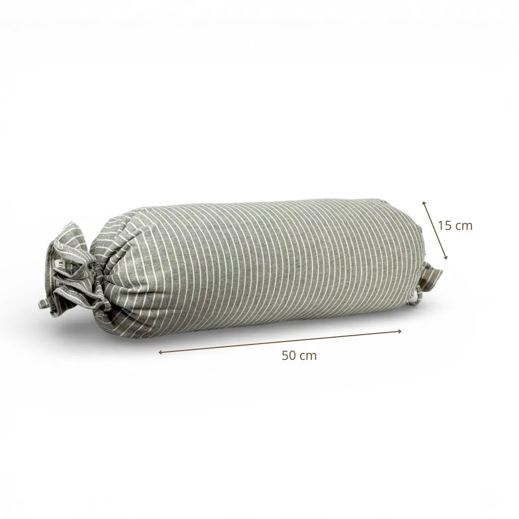De La Mur Perla Caramelo prydpute 50 cm grå stripete