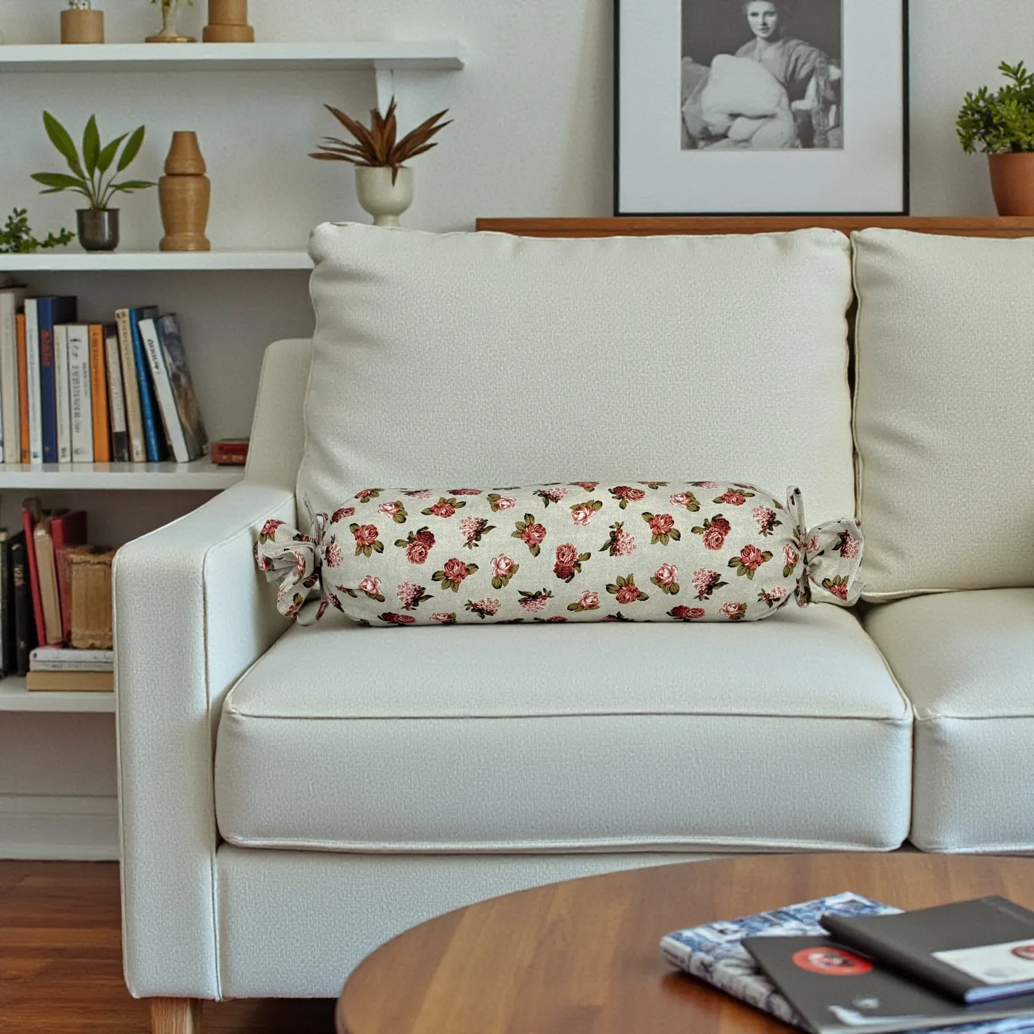 De La Mur Anto pute 50 cm karamell blomstret