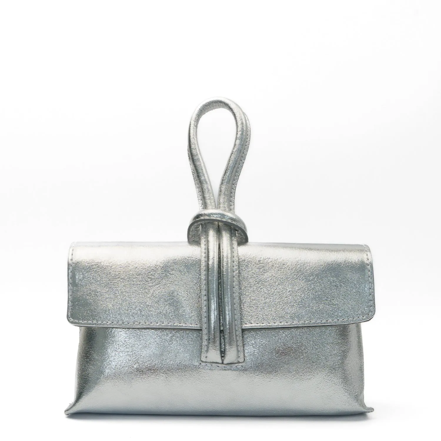Latalia Barletta skinnveske sølv mini 23 cm