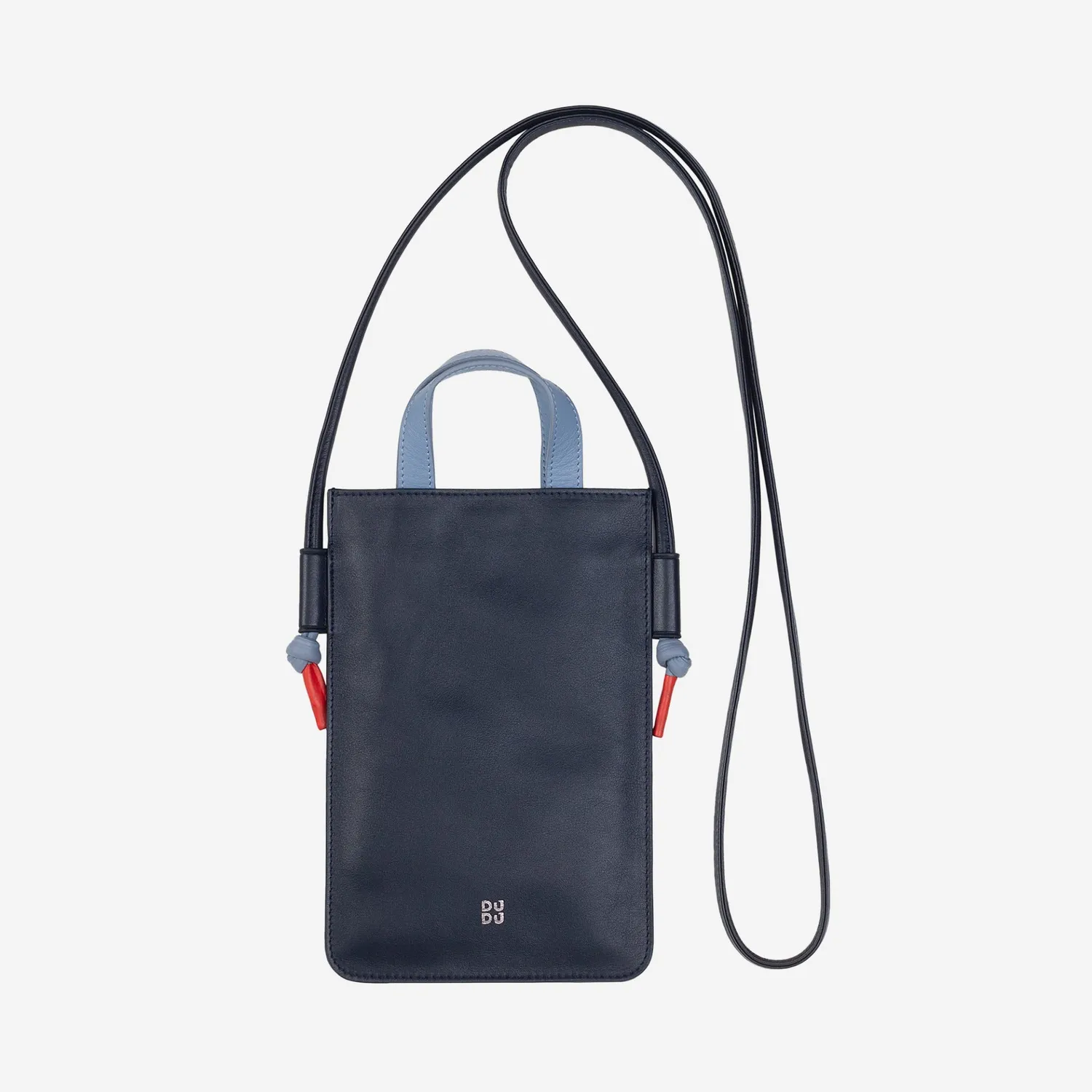 DuDubags Faro mobilveske deep purple ekte skinn