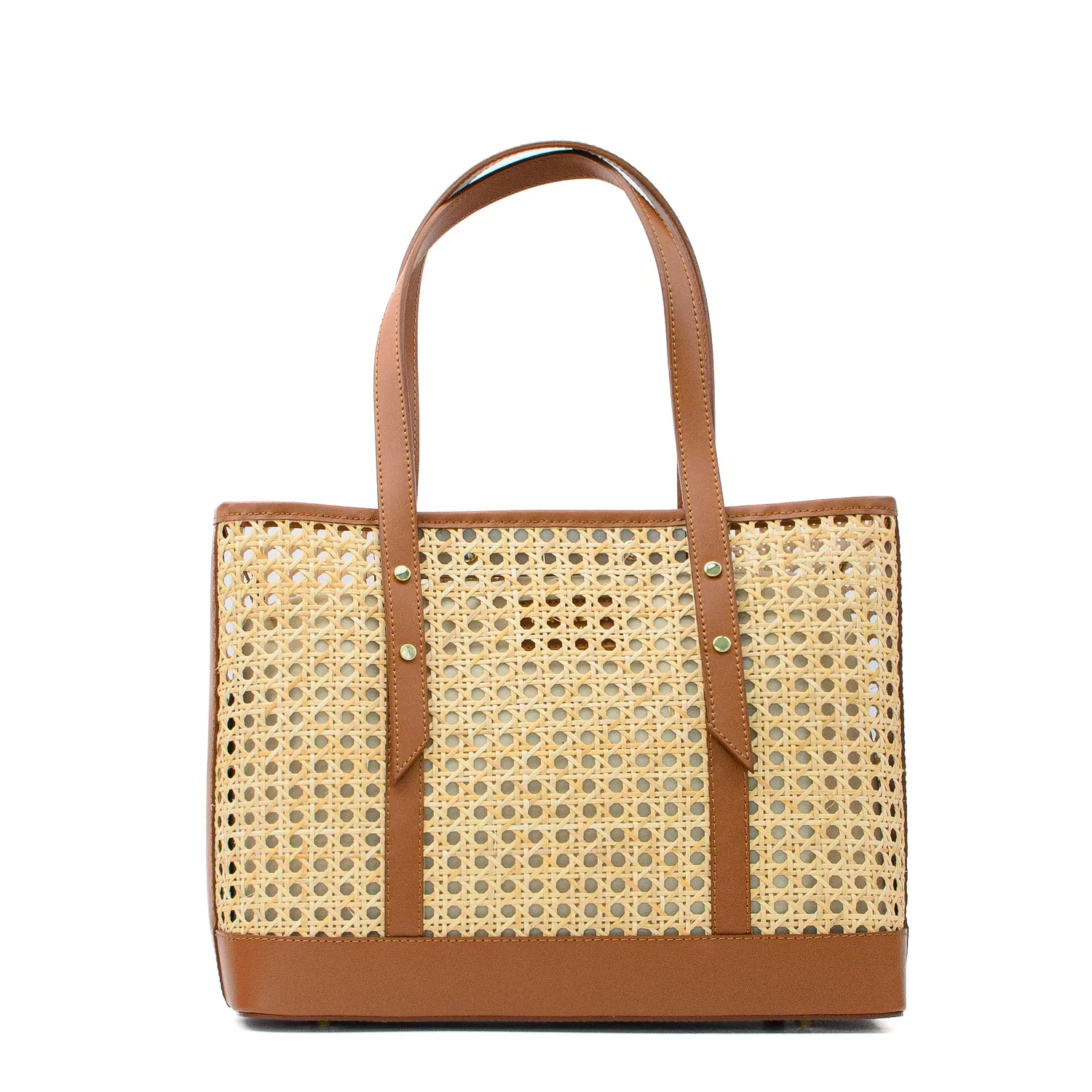 Latalia Modena Maxi rottingveske brun 38 cm