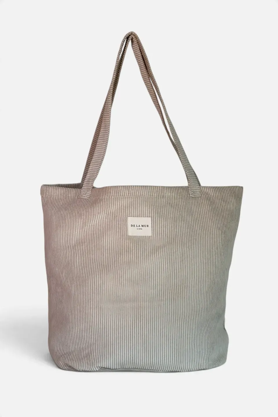 De La Mur Tofe stor shopper beige kordfløyel