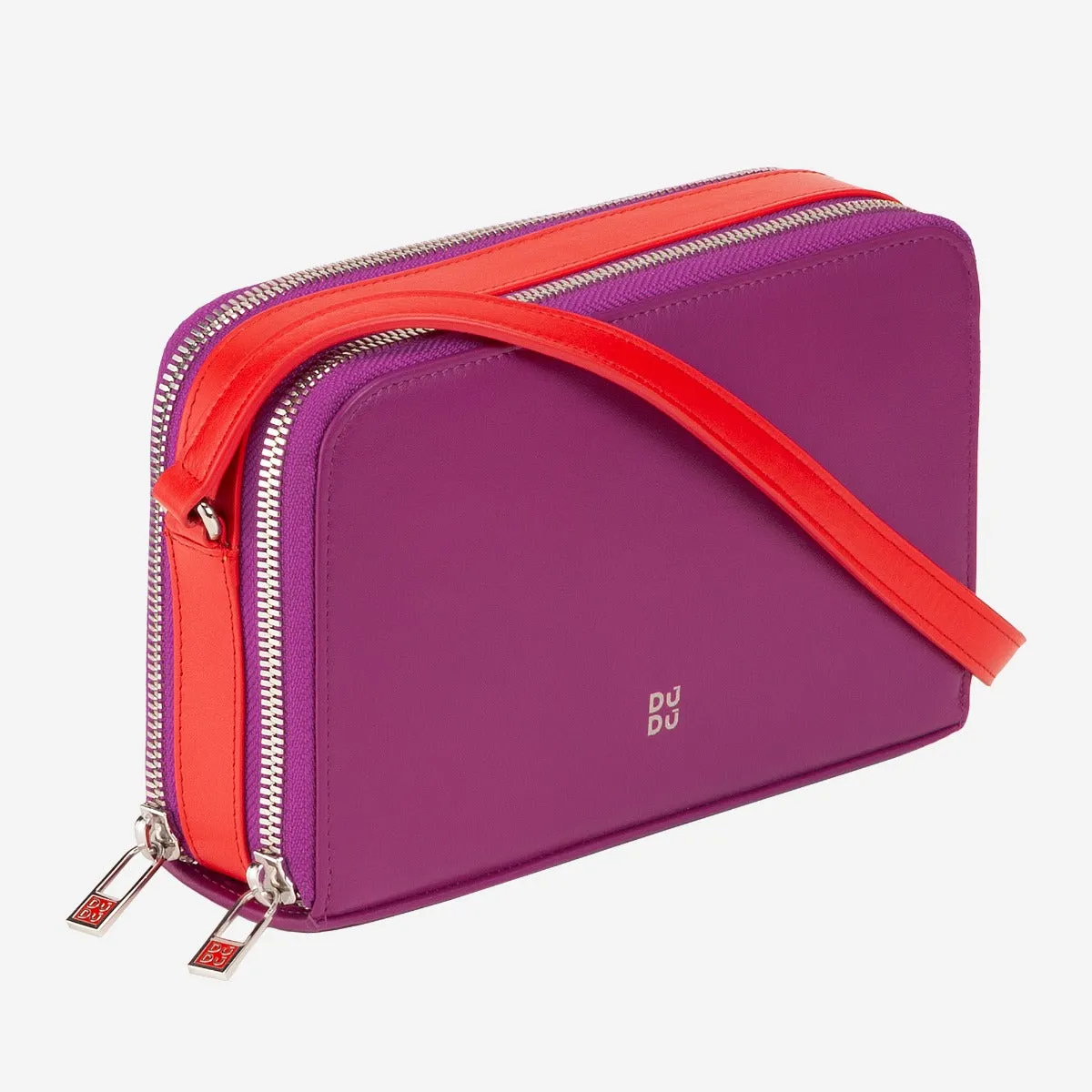 DuDubags Inès mini skulderveske flamingo pink nappa