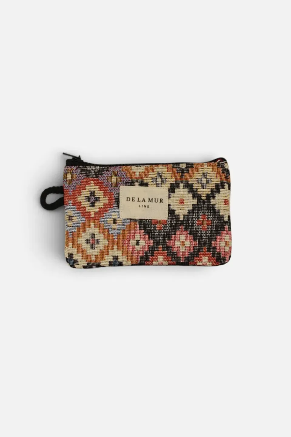 De La Mur Ore myntveske flerfarget jacquard 12 cm