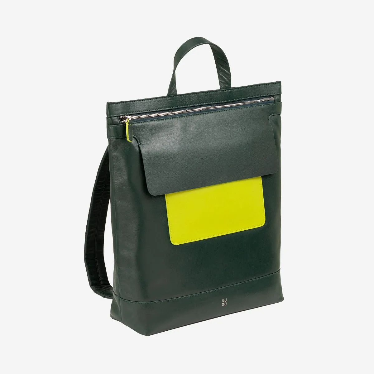 DuDubags Oslo ryggsekk skinn mangrove jobb