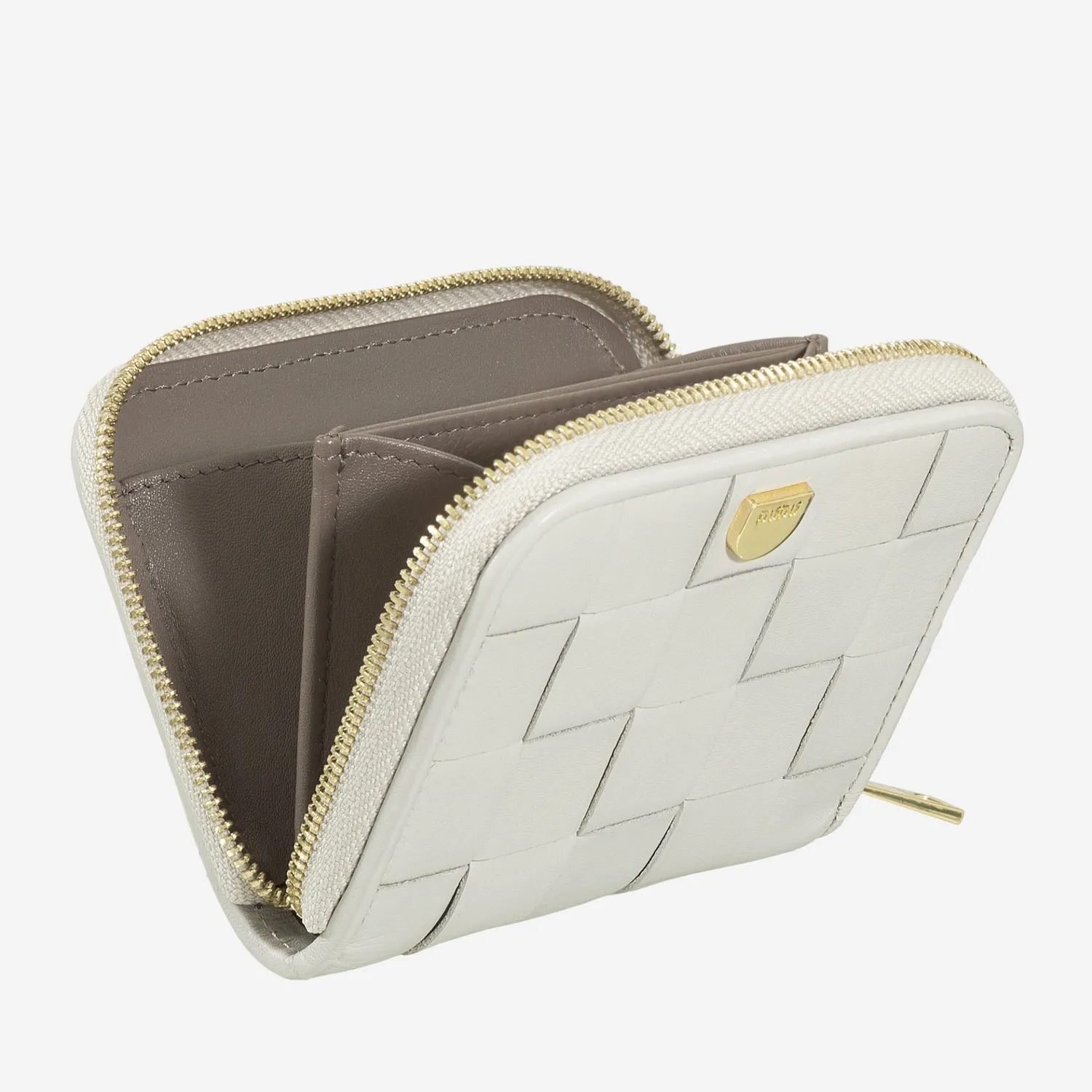 DuDubags Hokkaido lommebok oliven flettet