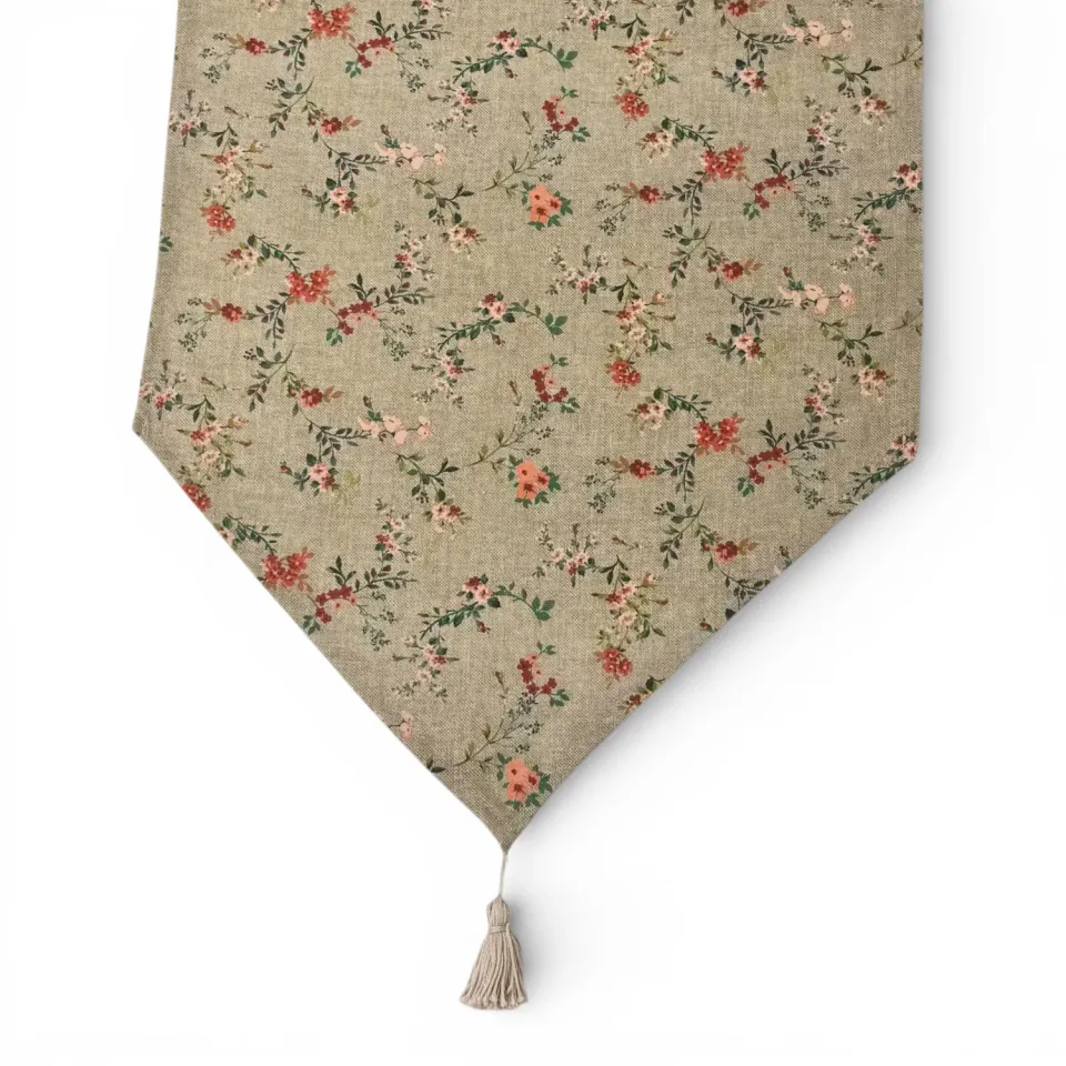 De La Mur Lua Grande bordløper 41x165 cm oransje blomster