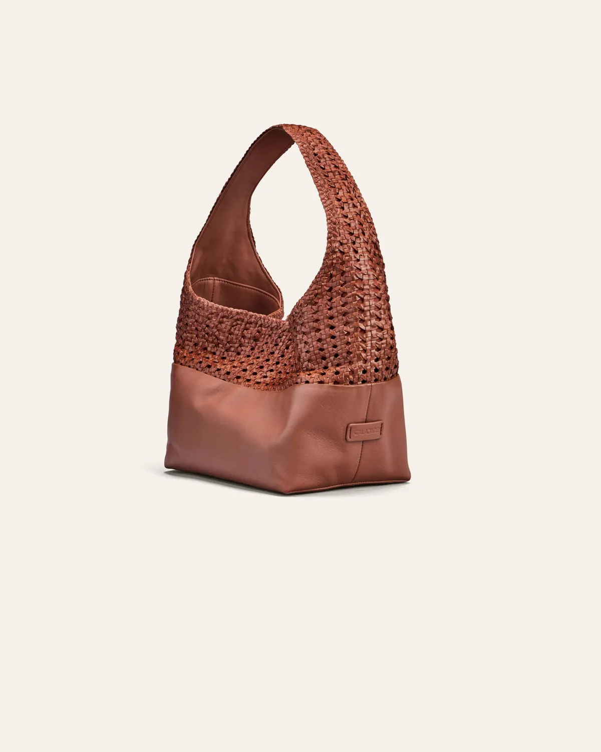 CALAJADE IAK MINI skulderveske dirty coral skinn