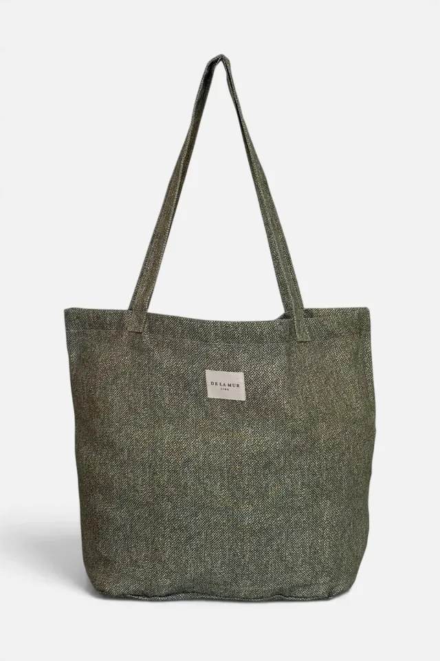 De La Mur Punti shopper stor khaki 51 cm