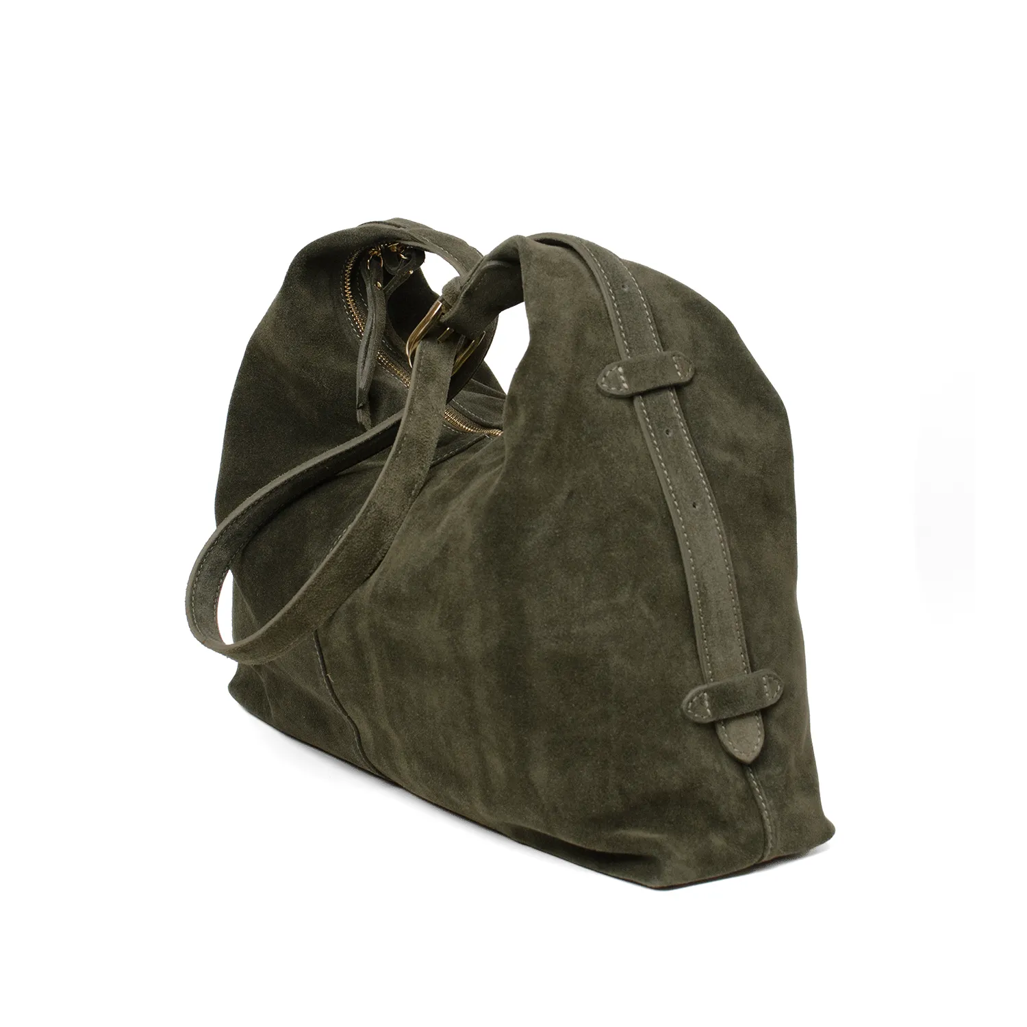 Latalia Rosia Maxi skulderveske khaki mocka