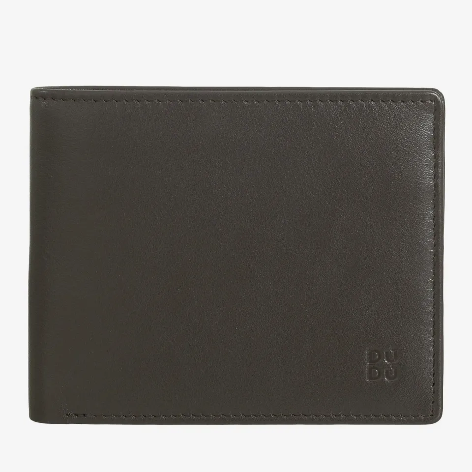 DuDubags Itaca lommebok herre svart RFID nappa