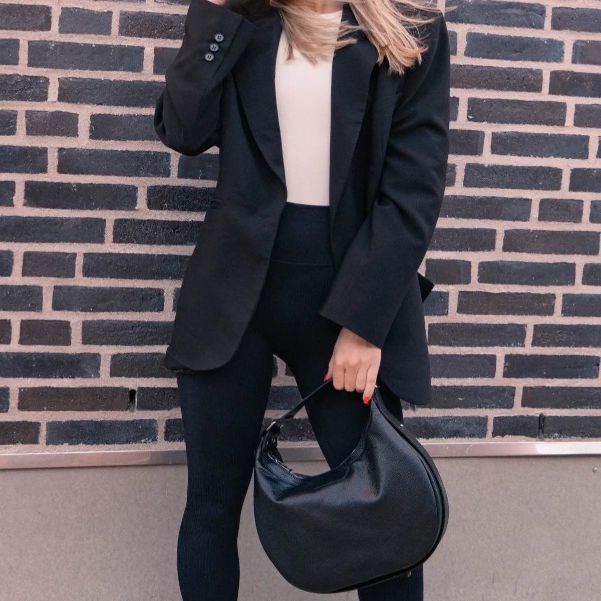 Latalia Gela hobo skinnveske lystaupe