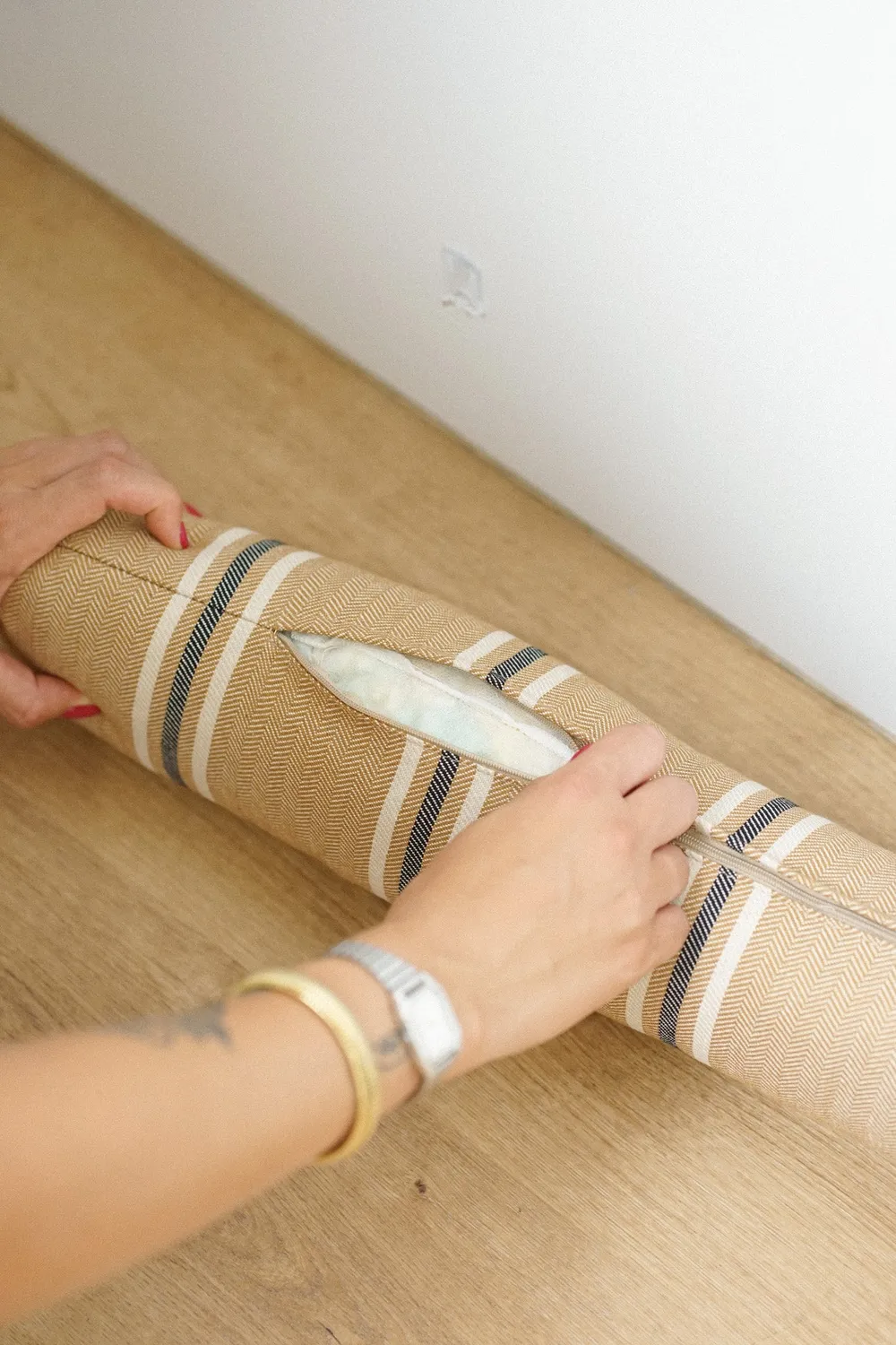 De La Mur Polo trekkstopper 86 cm sennep beige