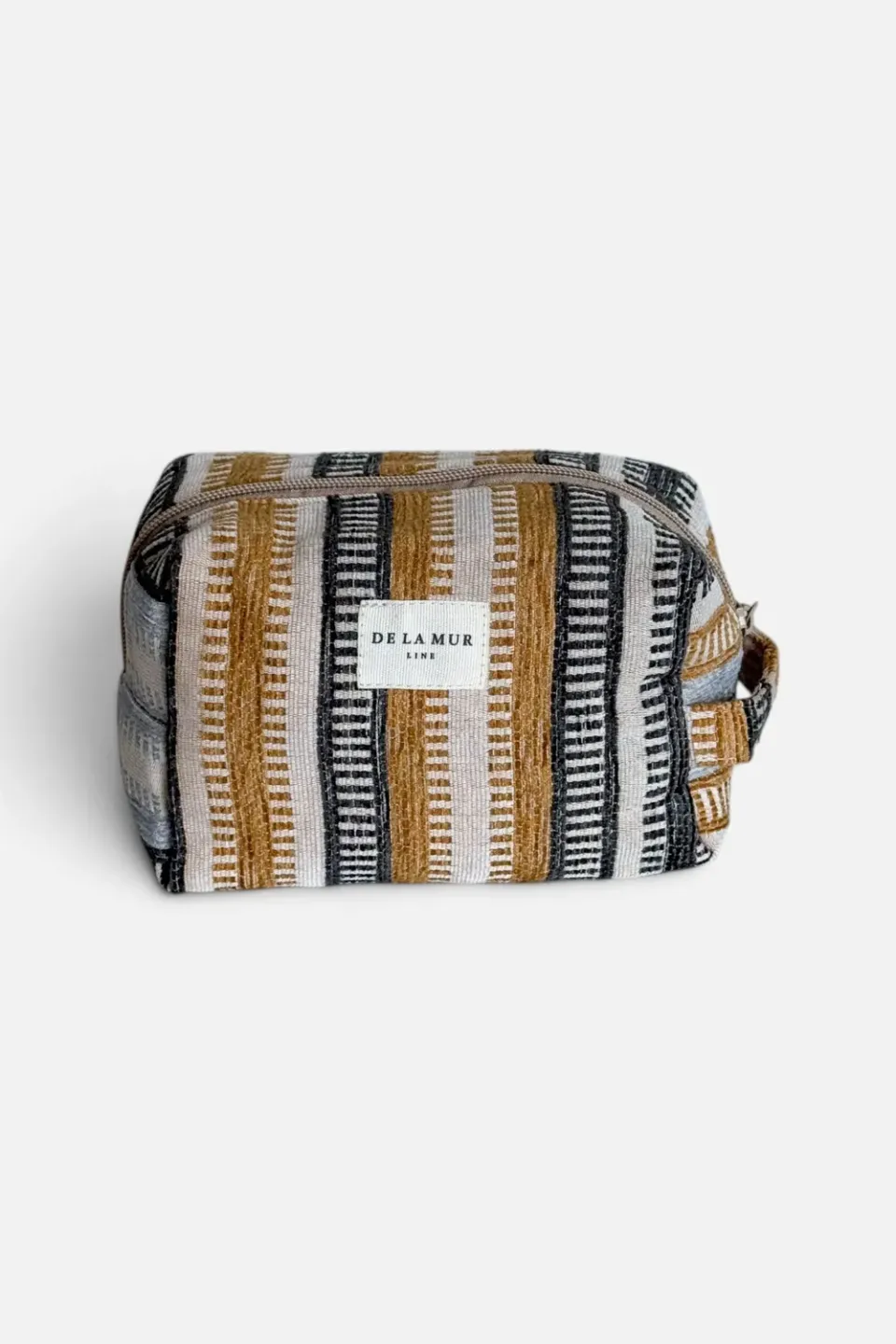 De La Mur Tron toalettmappe medium stripet jacquard