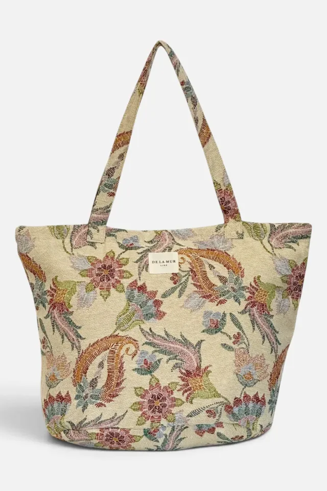 De La Mur Color shopper stor blomstret