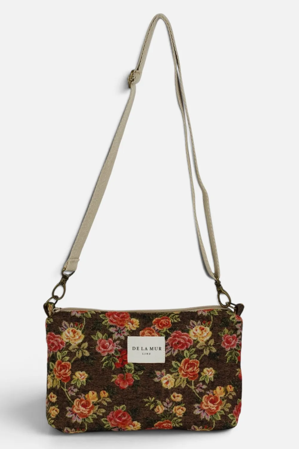 De La Mur Pepi clutchveske blomstret 29 cm
