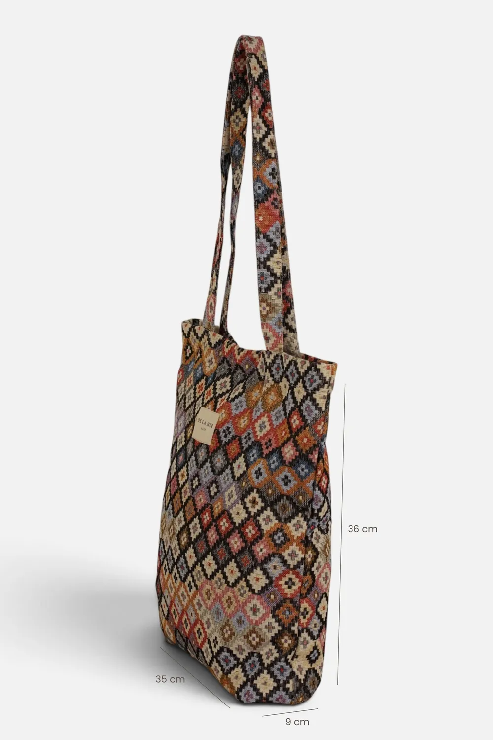 De La Mur Ore liten totebag flerfarget 35 cm