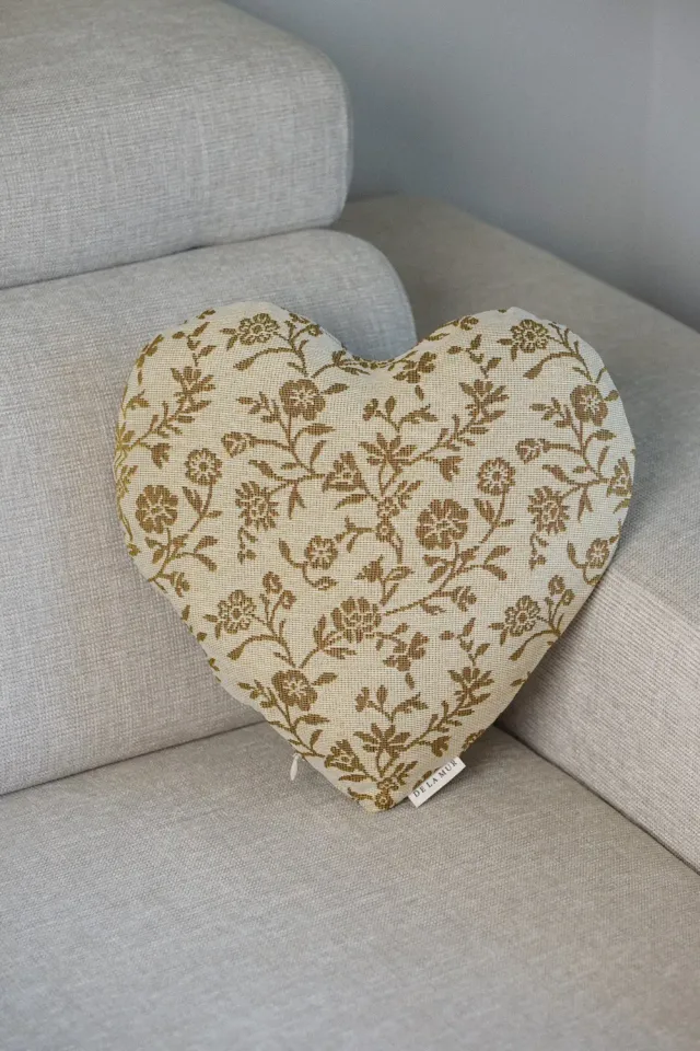 De La Mur Lem Corazón hjertepute 33 cm blomstret