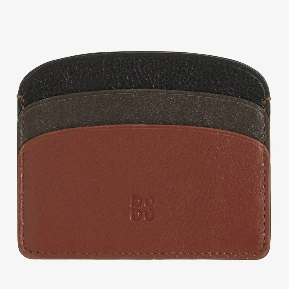 DuDubags Boracay kortholder murstein lagdelt skinn