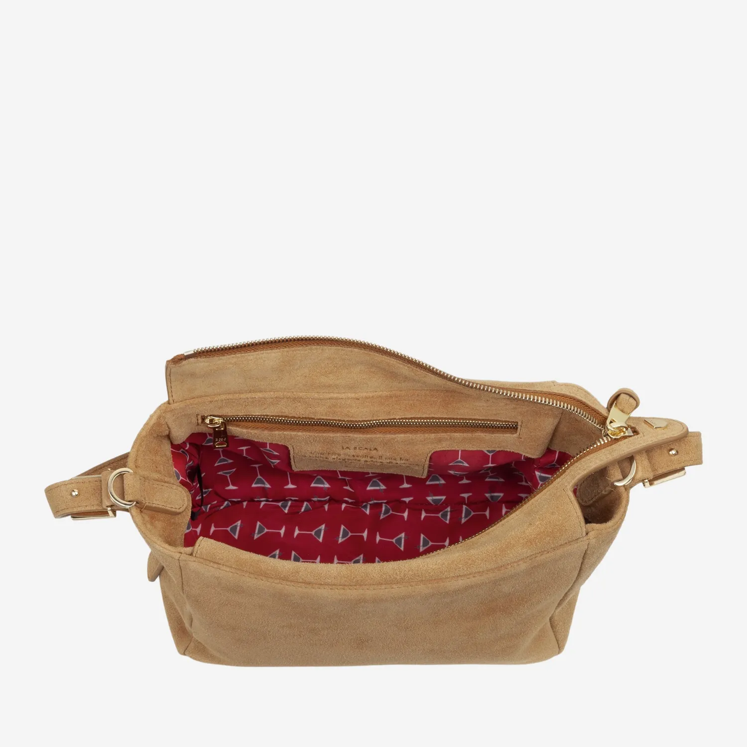 DuDubags Scala Mini skulderveske i skinn med klaff