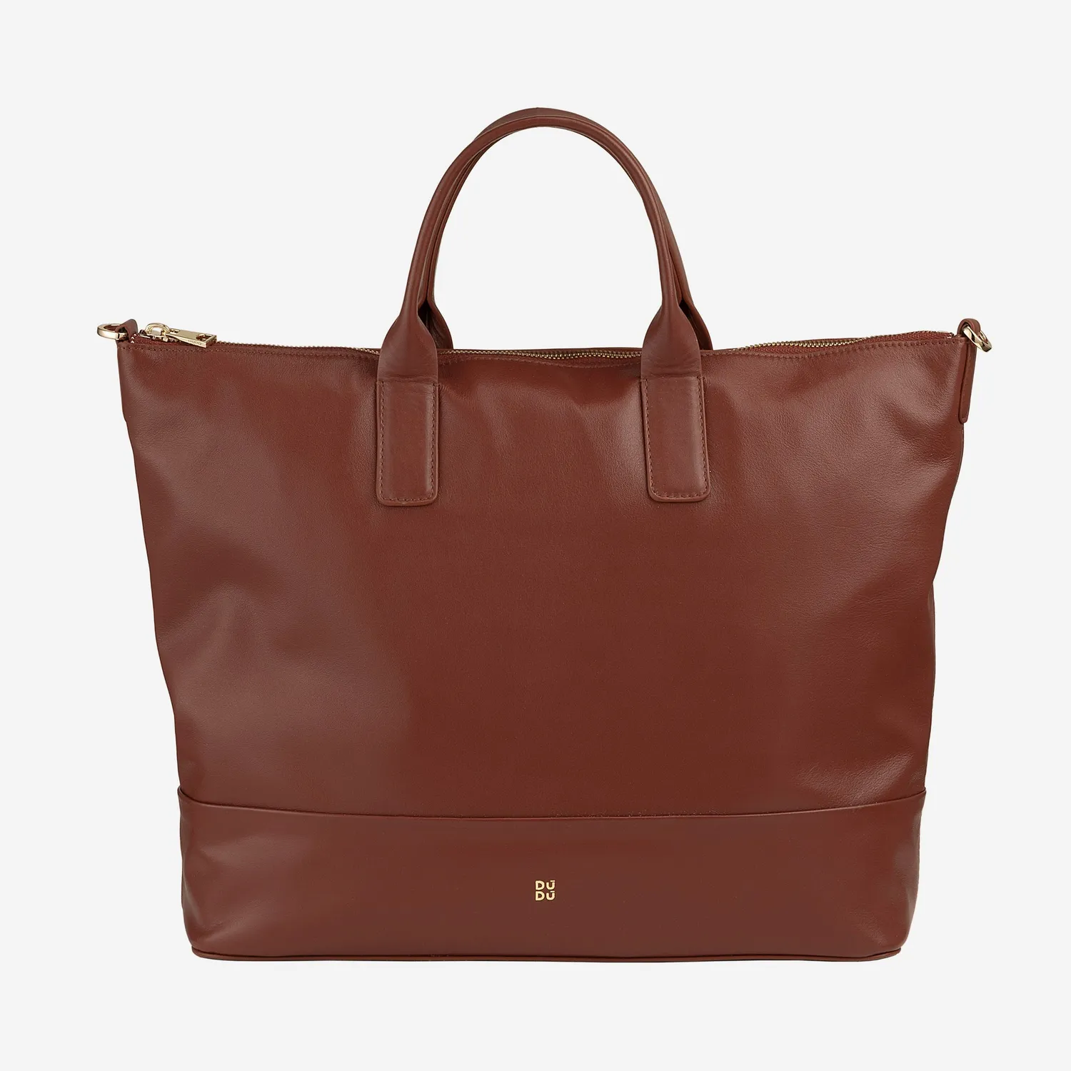 DuDubags Halmahera håndveske skinn murstein elegant