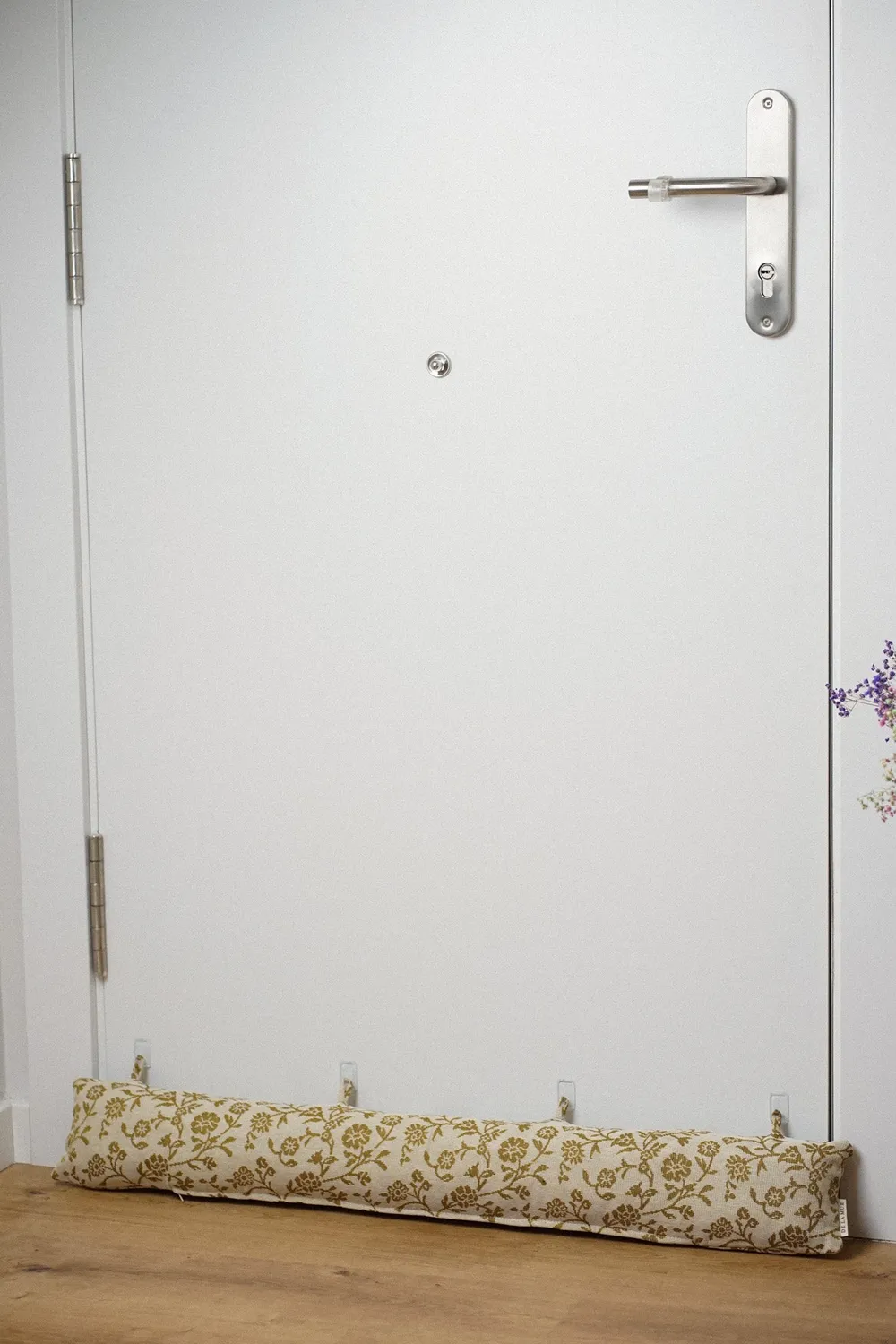 De La Mur Lem trekkstopper sennep floral 86 cm bomull