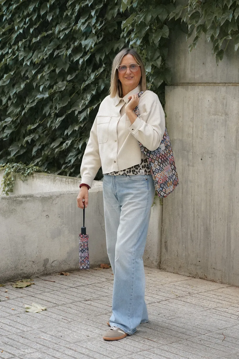 De La Mur Ore paraply sammenleggbar lilla 96 cm