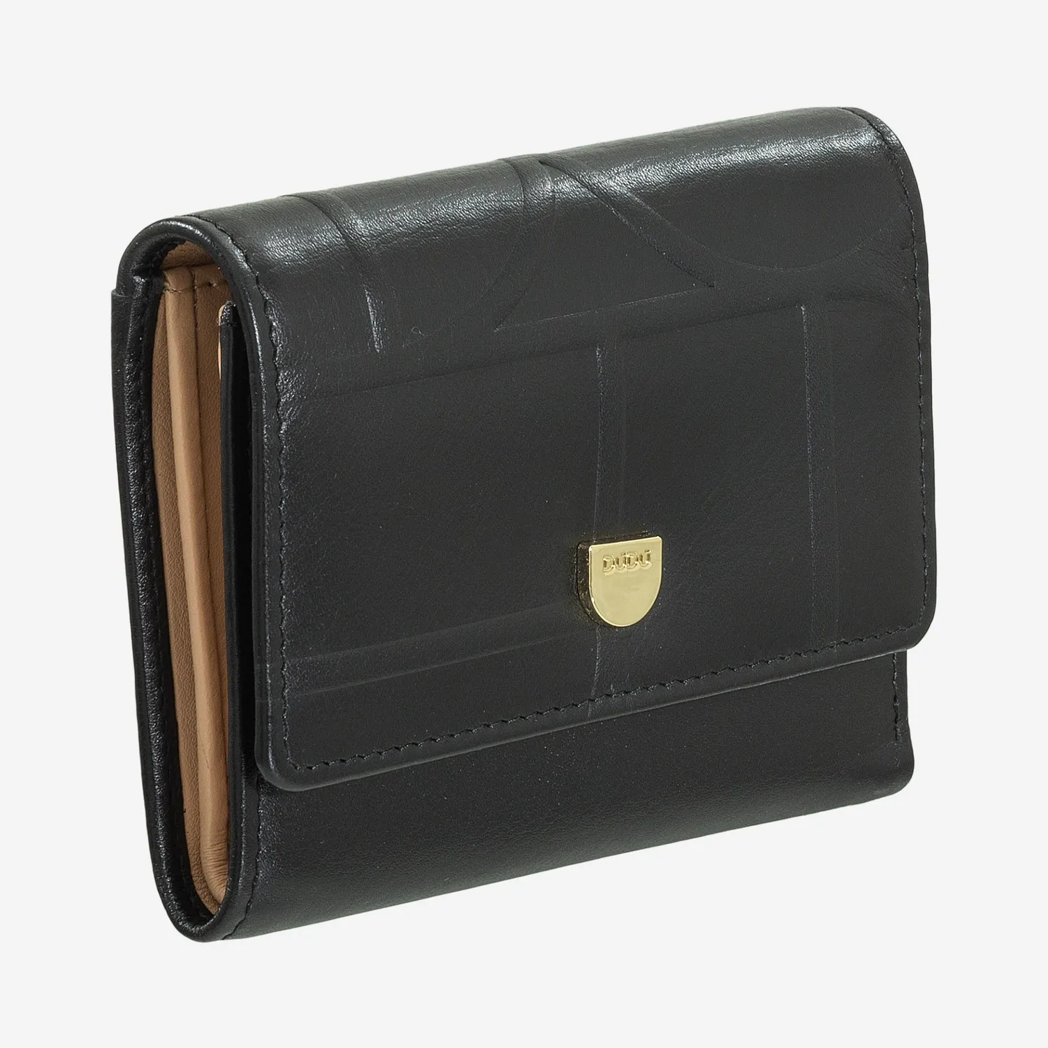 DuDubags Jerez lommebok dame lilla/oransje skinn