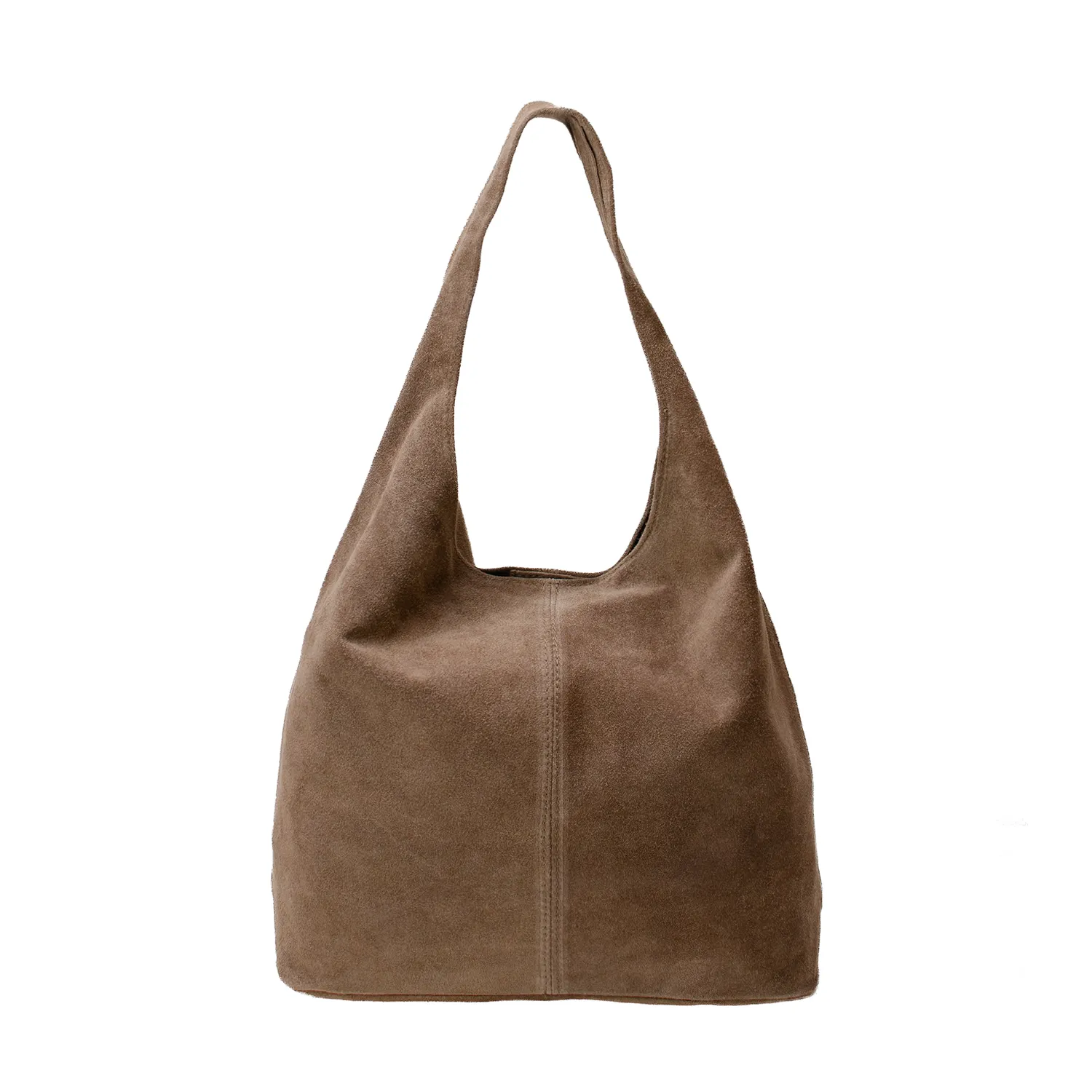 Latalia Terni shopper semsket taupe 60 cm