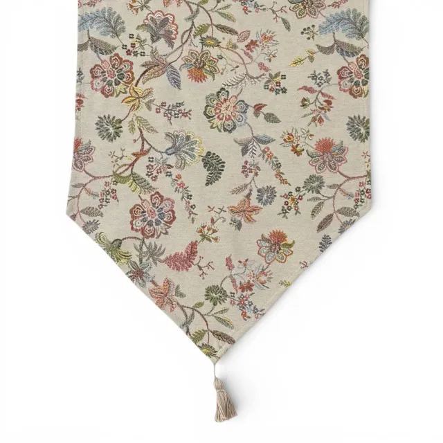 De La Mur Carmel bordløper blomstret 41x165