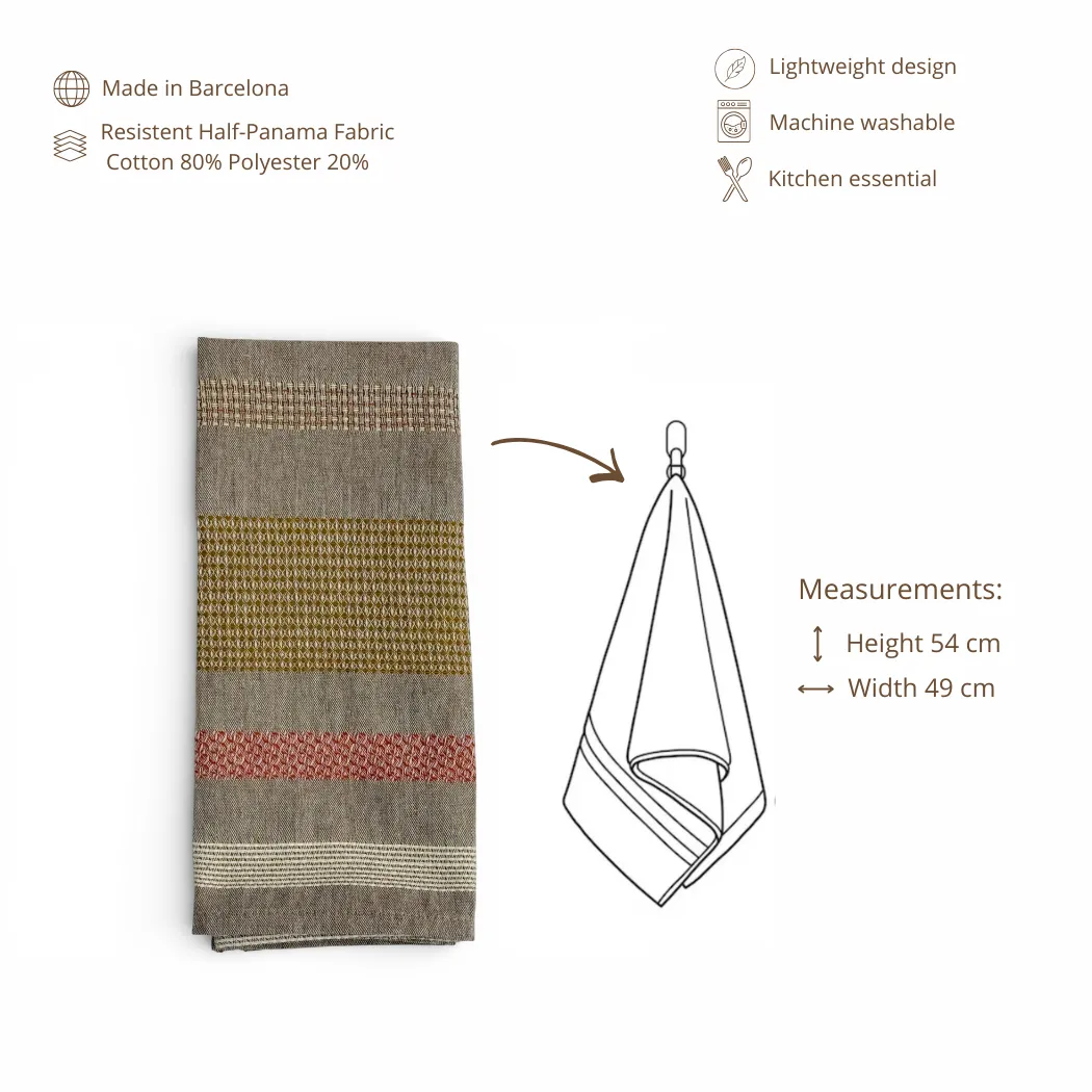 De La Mur Duna kjøkkenhåndkle stripet 54x49 cm