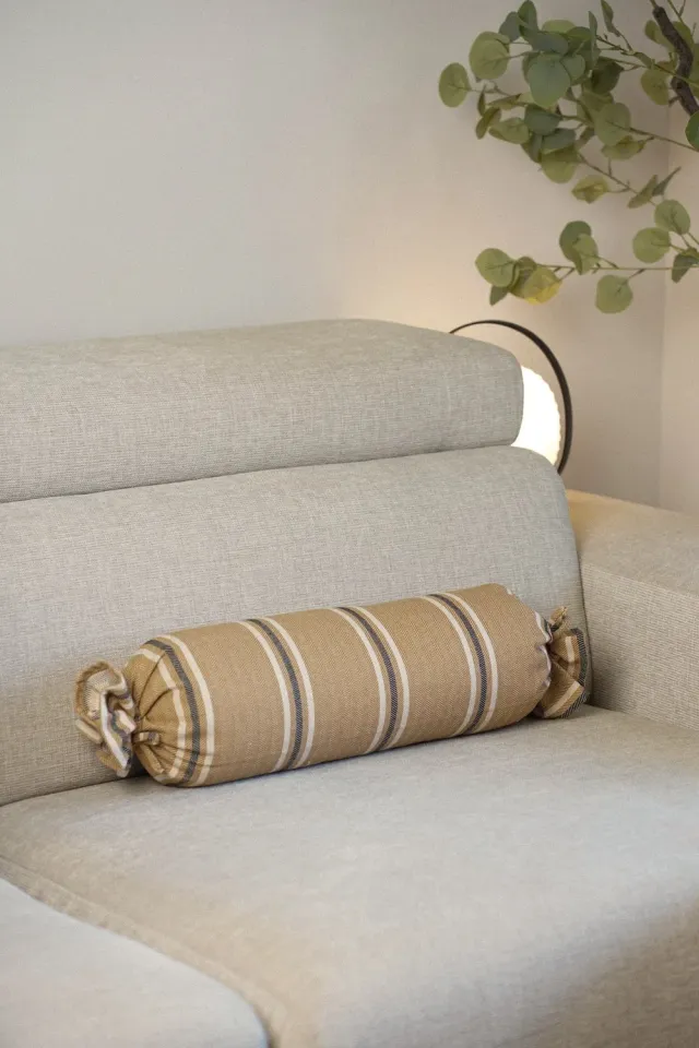 De La Mur Polo putepølse stripet sennep 50 cm