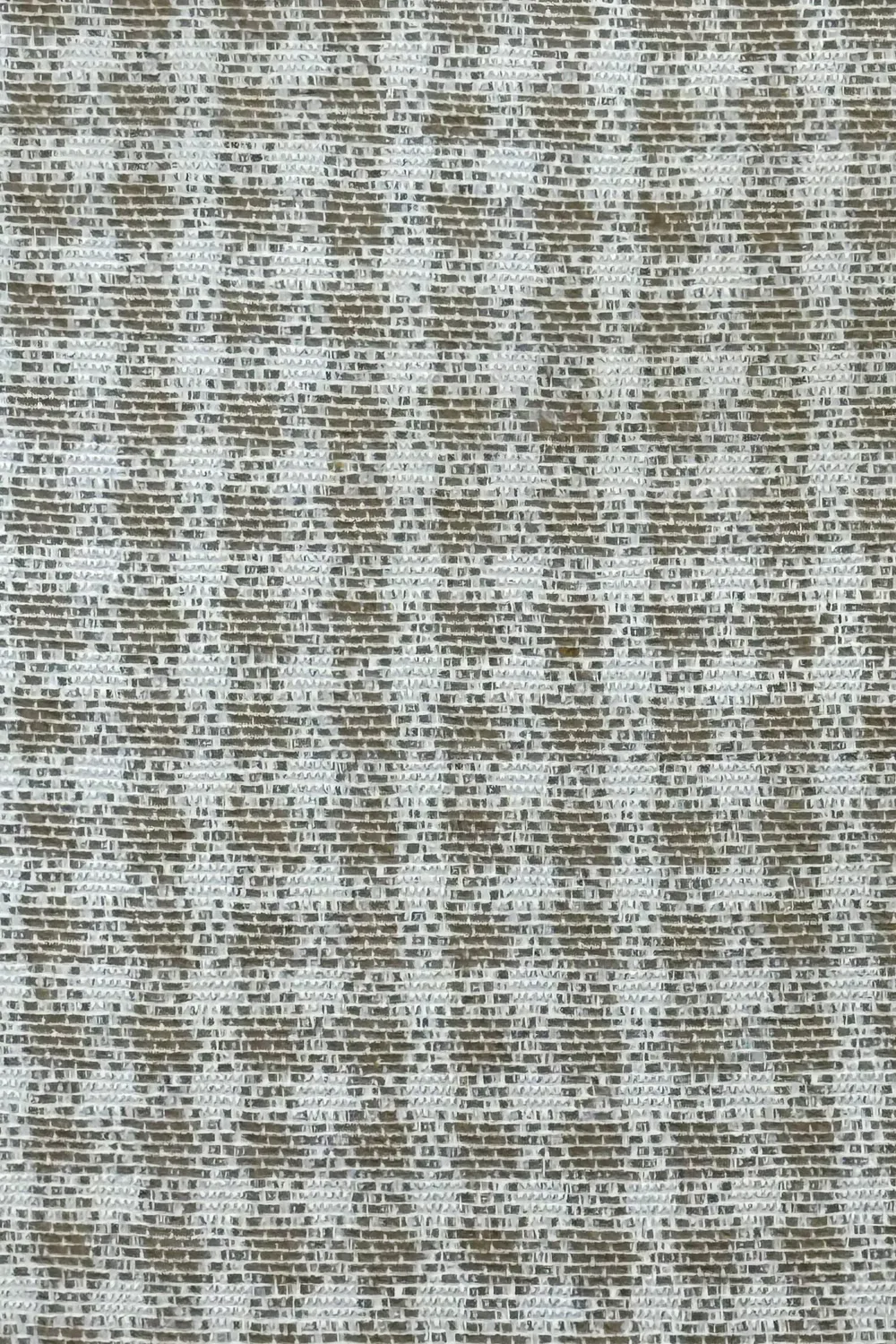 De La Mur Vison rund myntpung 10,5 cm beige ruter