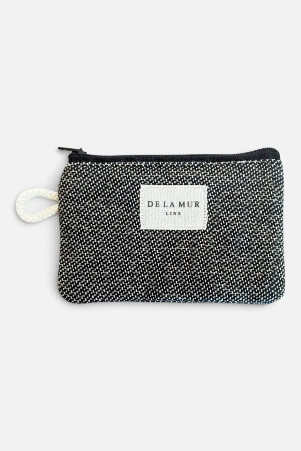 De La Mur Sinay myntpung 12 cm sort jacquard