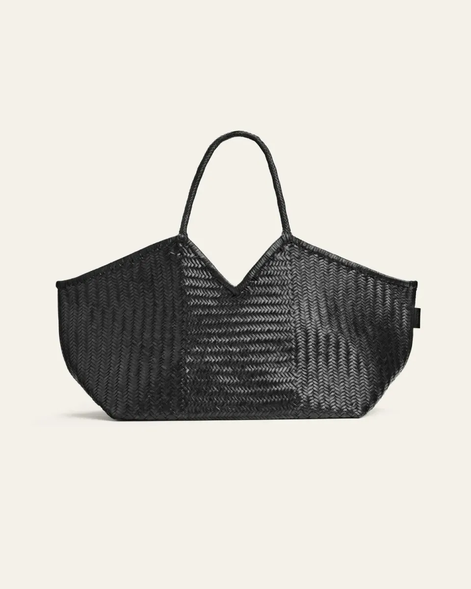 Cala Jade Humi XL tote svart bøffelskinn
