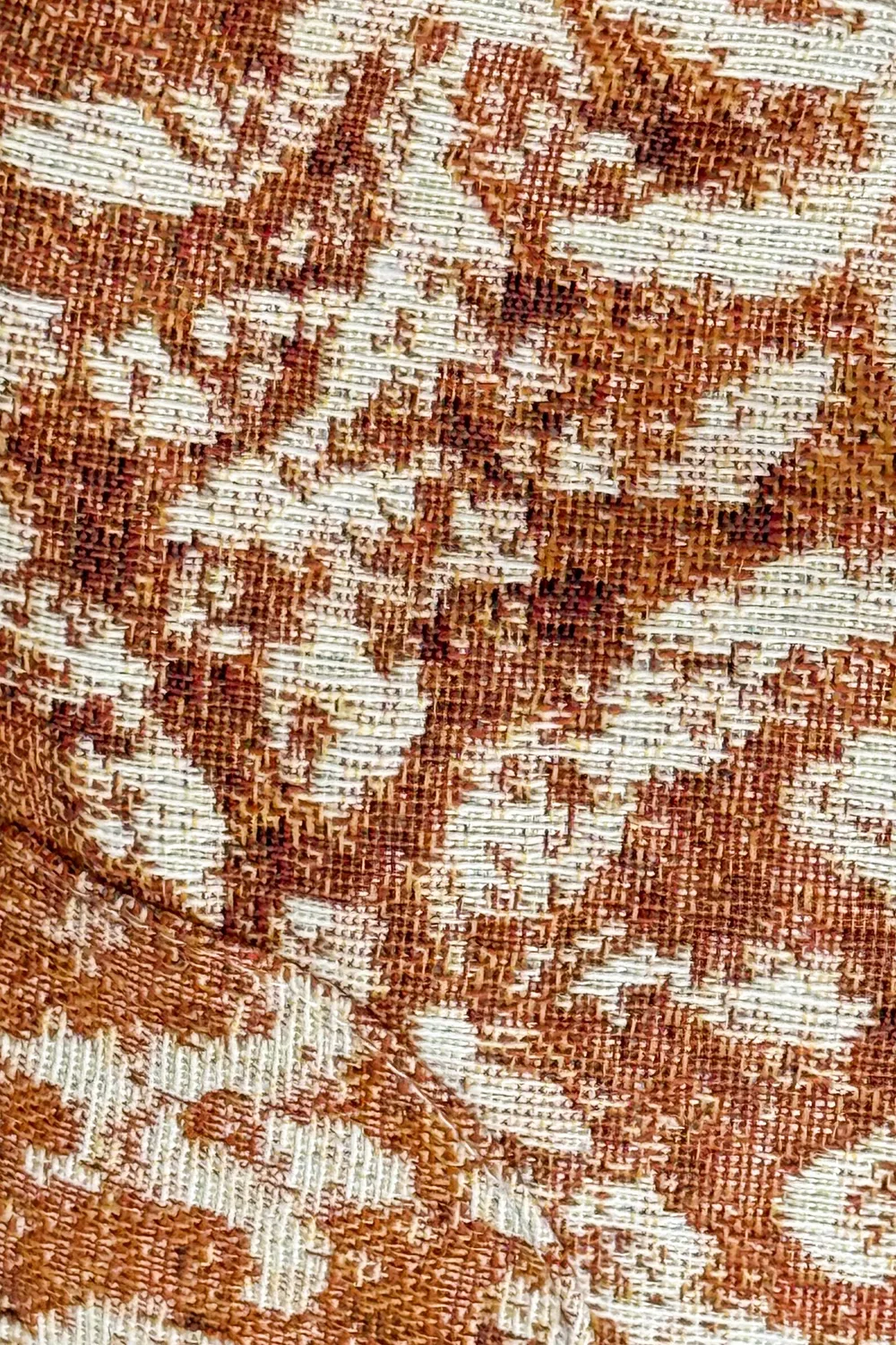 De La Mur Mosti skulderveske terrakotta jacquard