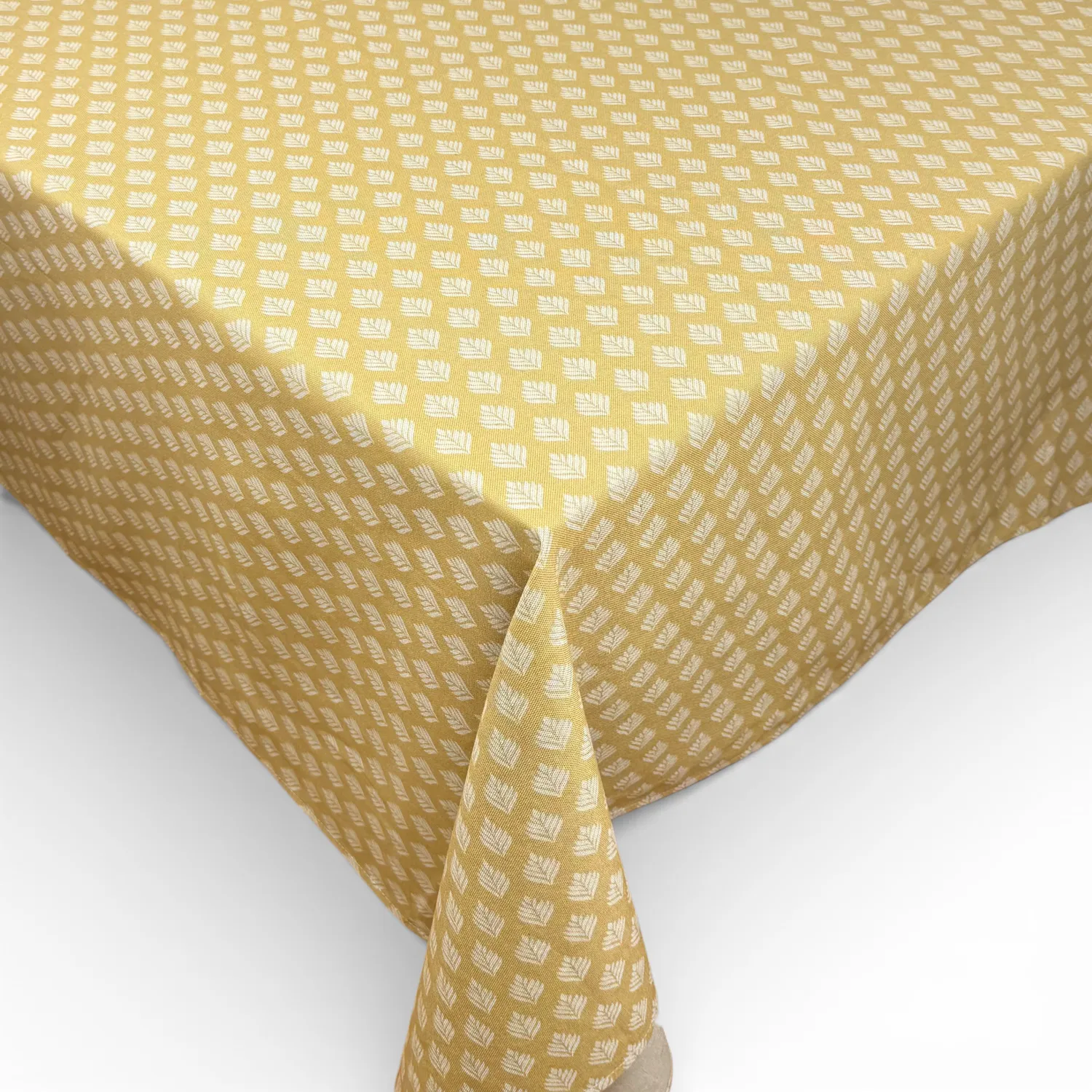 De La Mur Dande bordduk 140x200 sennep blomstret