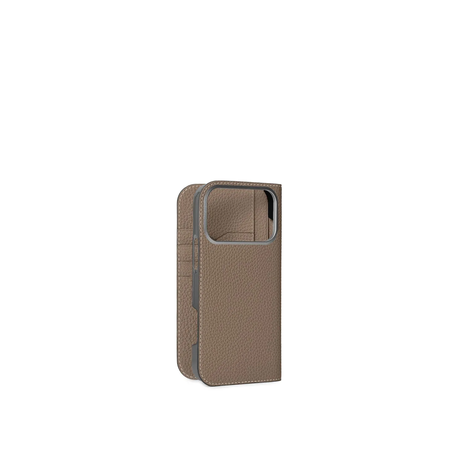 Bonaventura iPhone 17 Pro Max etui Smoky Mint krympeskinn