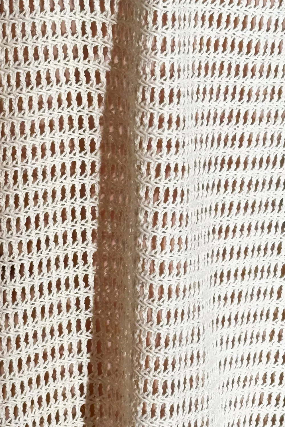 De La Mur Beach Croche kaftan ecru one size