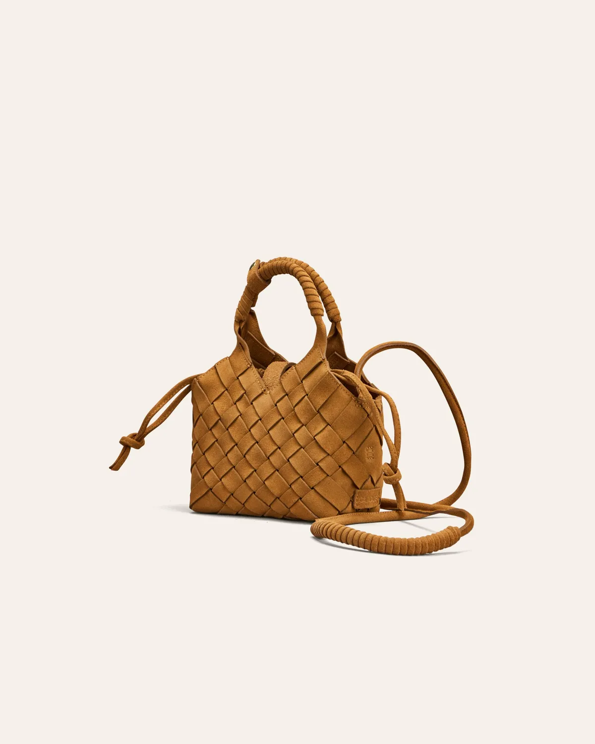 Calajade Misu Mini crossbody Camel Nubuck ekte nubuck
