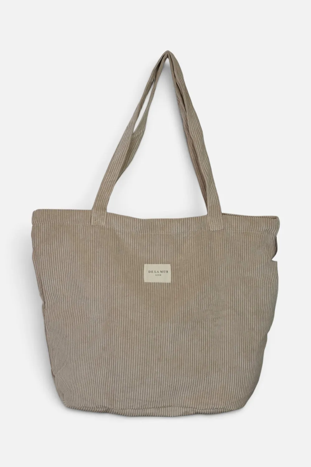 De La Mur Tofe shopper beige kordfløyel 51 cm
