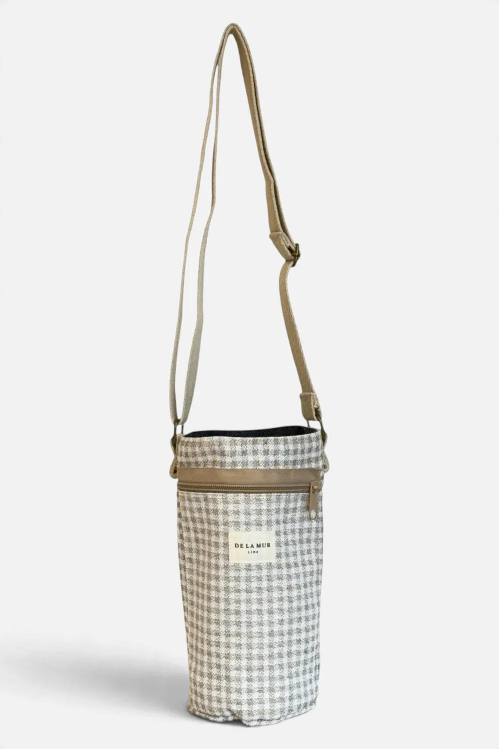 De La Mur Vison flaskeveske beige 22x14x9 cm