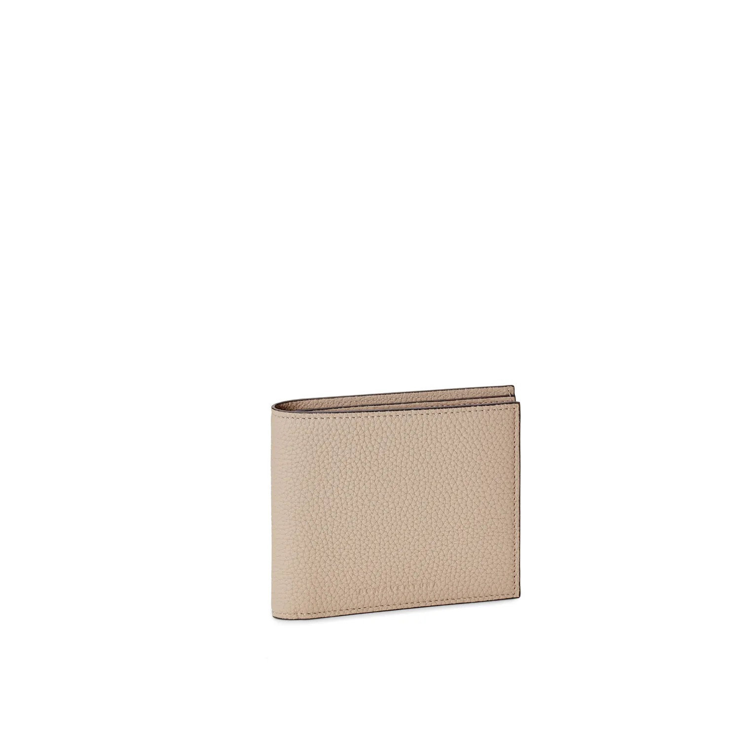 Bonaventura Bi-fold lommebok krympeskinn etoupe