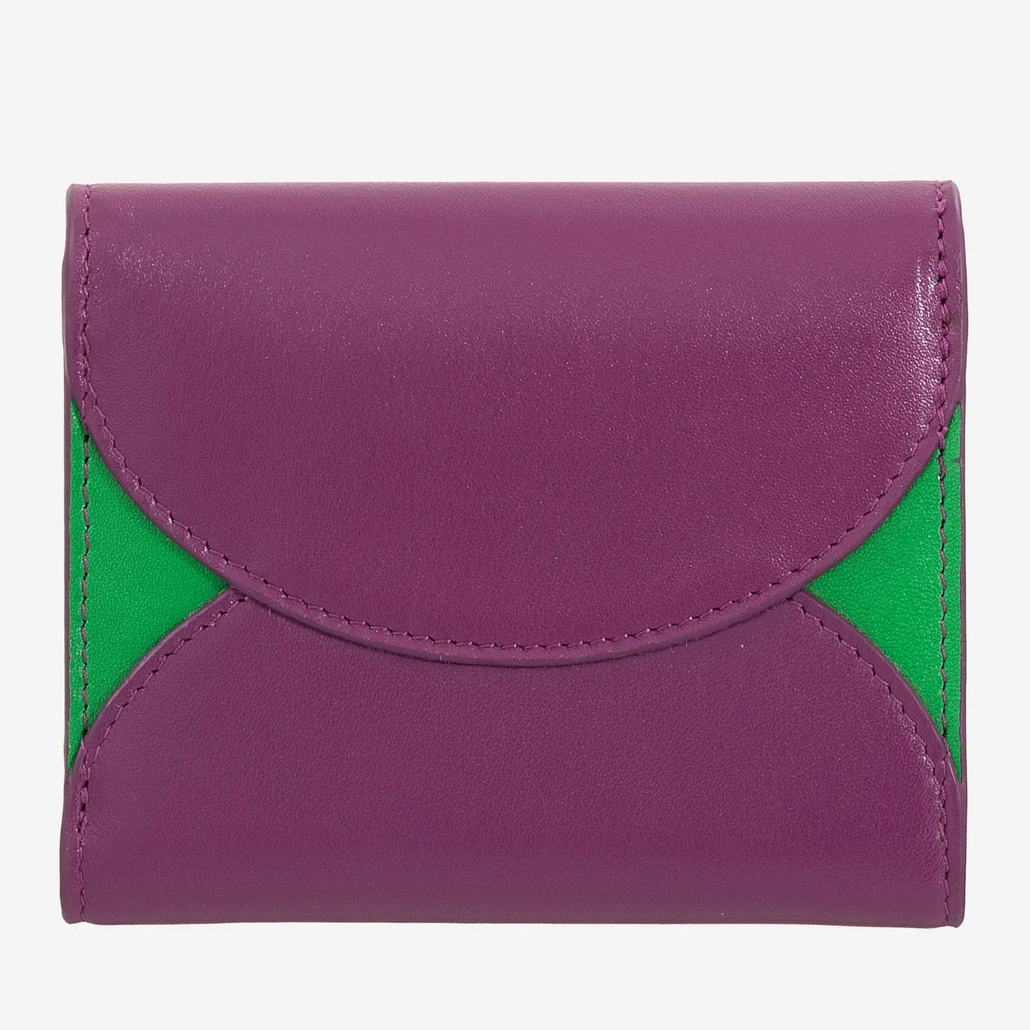 DuDubags Mediterranean lommebok fuksia skinn