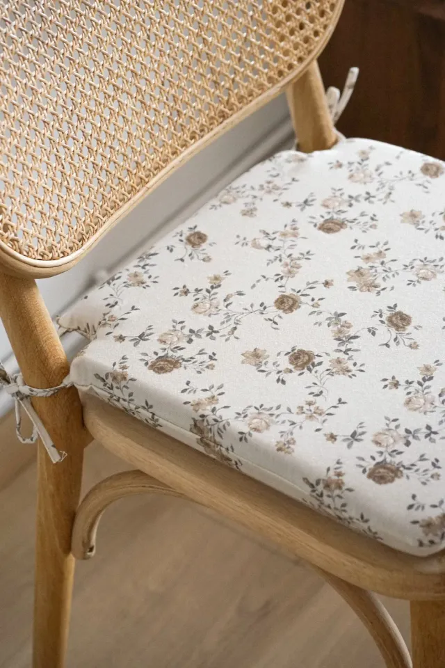 De La Mur Bara stolpute 40x40 blomstret beige